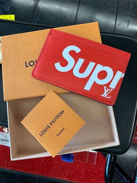 supreme louis vuitton card holder fake|original Louis Vuitton wallet.